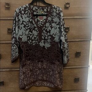 Johnny Was Floral Blouse